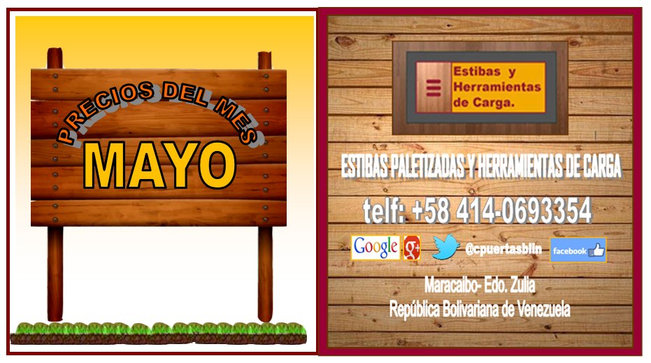 CPUERTASBLIN's tweet image. Hemos actualizado nuestros precios  y pronto haremos referencia de  lugares en     la ciudad de Maracaibo (República  Bolivariana de Venezuela), donde esperaremos estar  cercarnos  a Ud , para así,  ofrecer nuestras ideas y tener su opinión  directa  sobre nuestra iniciativa.