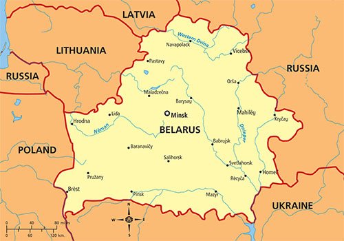 Гродно какое государство. Карта Беларуси с границами соседних государств. Карта Беларуси с кем граничит Беларусь. Страны которые граничат с бела. Карта Белоруссии с границами соседних государств.