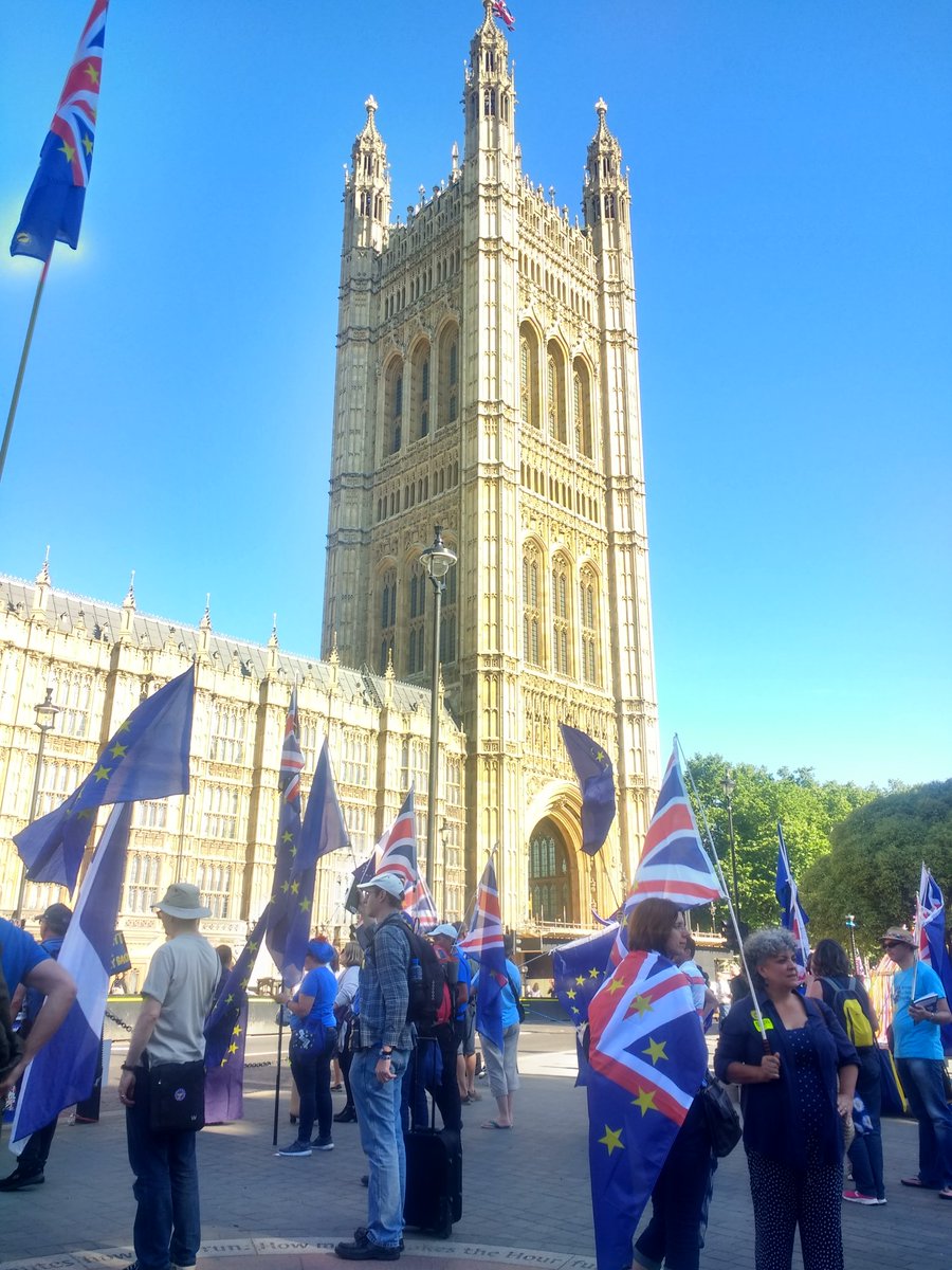 sazmeister88's tweet photo. there's probably loads of #FBPE people here i know but i'm helpless without twitter handles 😂 oh well, brilliant atmosphere here, loads of people honking in agreement with the #StopBrexit message! ❤️🇪🇺 #Remainathon https://t.co/wNsmj8dugi