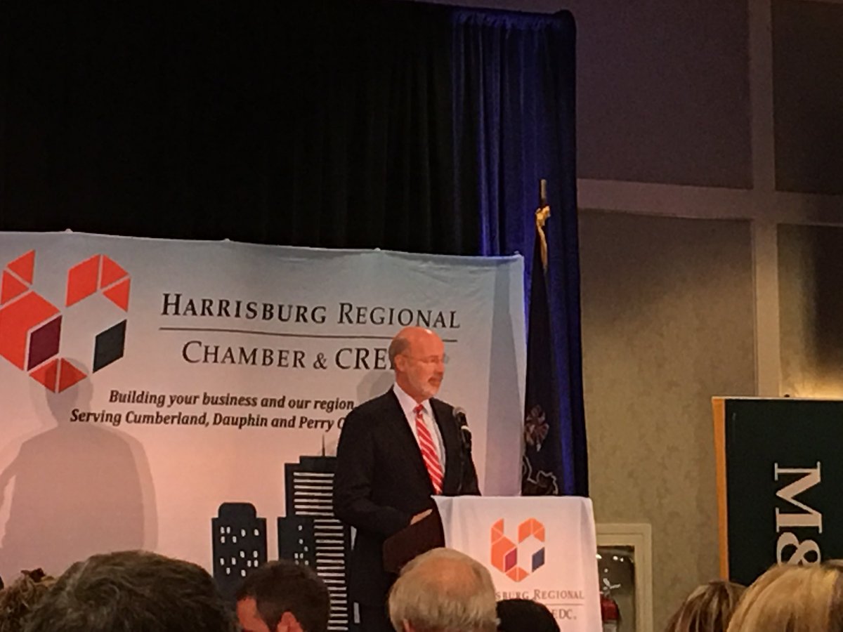 AnneDGallaher's tweet photo. “I want a $25 million increase in #STEM education. I propose $7 million increase in apprentice programs; $10 million increase in secondary school tech and job skills.” Gov. Tom Wolf @hrccredc #MeetWithWolf #HRCCREDC https://t.co/KzKMCoBwsR