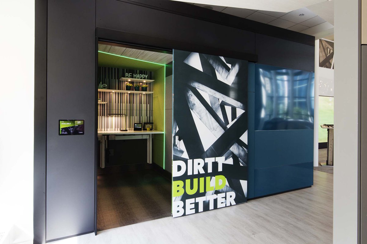 DIRTT's tweet photo. Your ears will thank you. Here's how we do #acoustics in #Chicago at #DIRTTConnext. 
https://t.co/J6tYJ0gu0c https://t.co/XUX3GSqgNs