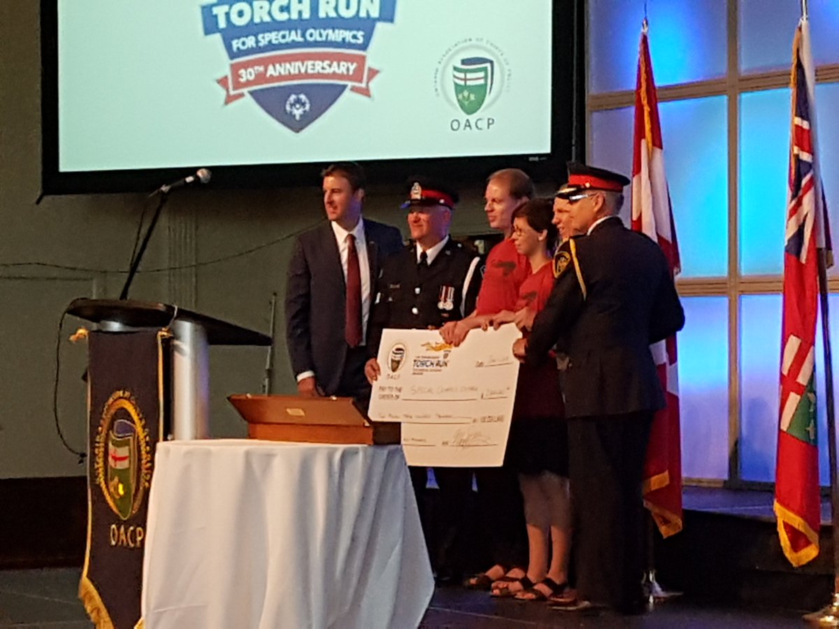 MotoSolutions's tweet photo. RT @PhilCrnko: An amazing achievement highlighted at the #OACP2018 with the Special Olympics Torch Run collecting $2.3 Million!! Spectacular!! Congrats to all parties involved - a noble and worthy cause!! #OACP18 @RealLeadership https://t.co/vFA67eexjy