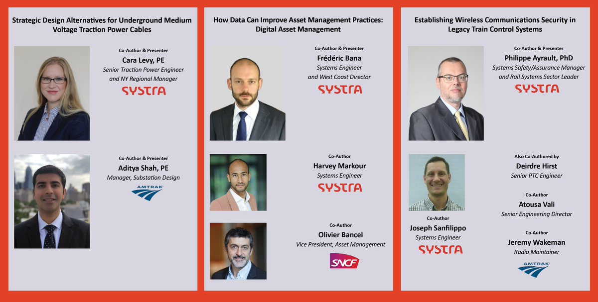SYSTRA USA (@systra_usa) on Twitter photo Who is at the APTA 2018 Rail Conference? Join our own Frederic Bana to find out "How Data Can Improve Asset Management Practices: Digital Asset Management" (Track 3, Capitol Ballroom 5&6 on Tuesday, June 12 at 10:30 am) <a href="/SYSTRA_USA/">SYSTRA USA</a> #APTArail2018 Who is at the APTA 2018 Rail Conference? Join our own Frederic Bana to find out "How Data Can Improve Asset Management Practices: Digital Asset Management" (Track 3, Capitol Ballroom 5&6 on Tuesday, June 12 at 10:30 am) <a href="/SYSTRA_USA/">SYSTRA USA</a> #APTArail2018