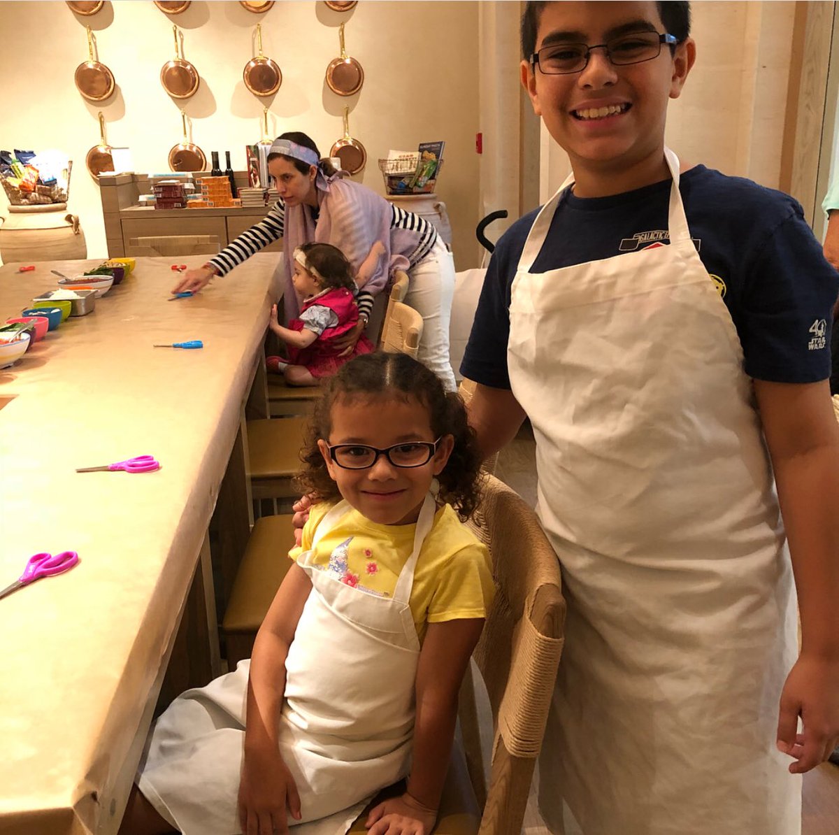 FCSPatriots's tweet photo. #PatriotSummers ~ David ‘24 and Isabella Lopez ‘30 enjoyed a kids cooking class at La Centrale making their own pizzas! Molto Delizioso! DM us your summer pics or send to c.blanco@floridachristian.org and we’ll #share and #repost! #fcspatriots #fcs4life #fcsfam #summer https://t.co/uYn7UOnZca