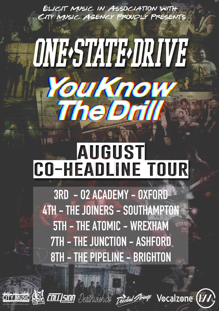 OneStateDrive's tweet photo. Tour announcement!
This August we'll be heading out with @YKTDUK! Super stoked to be playing some places we've never been to
Big up to Elicit Music for organising this! Event links to follow soon.
#ukpoppunk #onestatedrive #youknowthedrill #tour https://t.co/GGRFanxTba