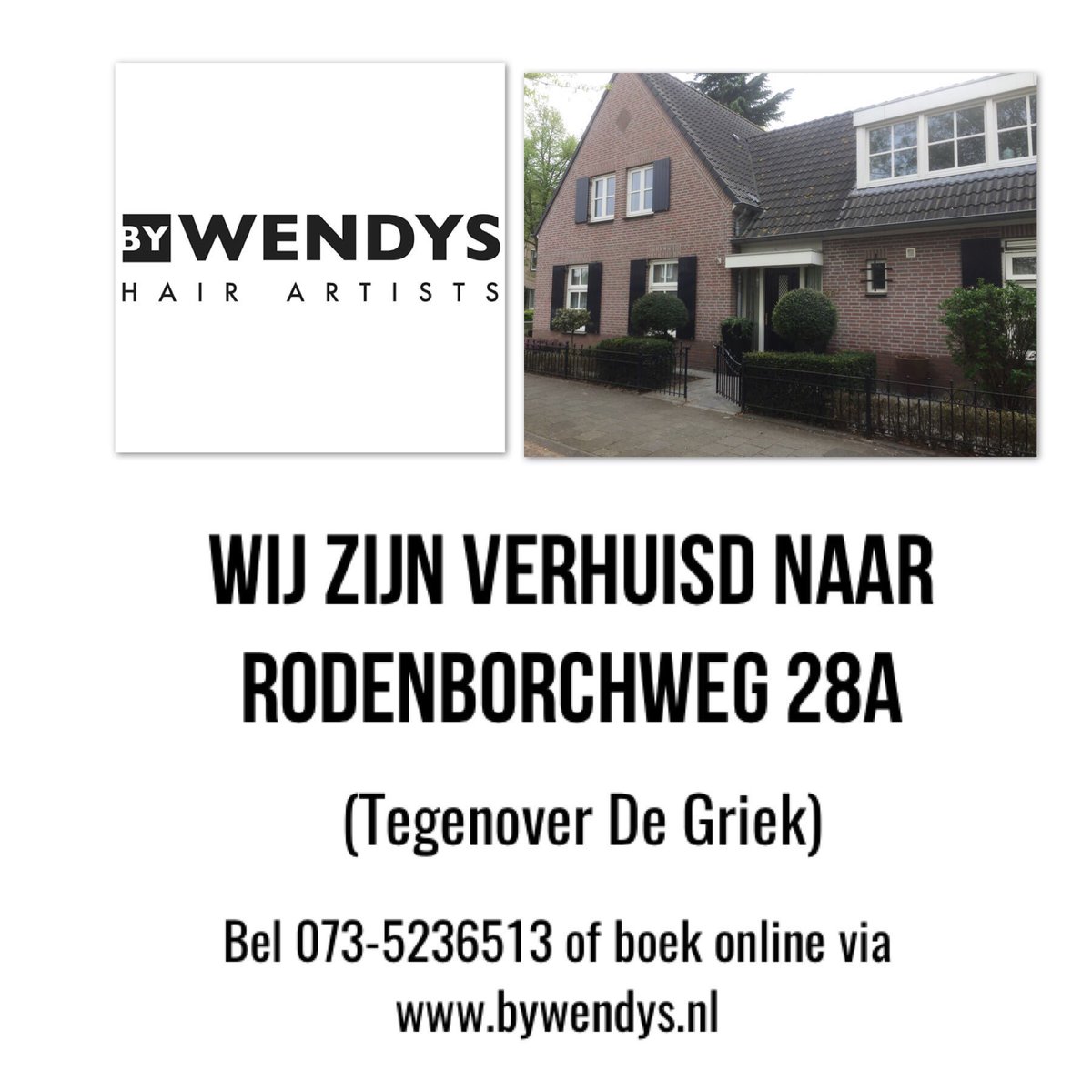 bywendys's tweet photo. Wij zijn verhuisd! 😁 https://t.co/FmUAa47QkD