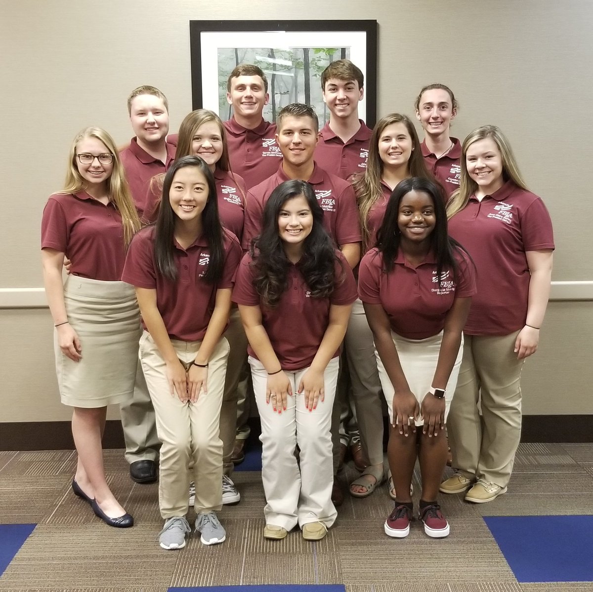 Your 2018-2019 Arkansas FBLA State Officer Team!