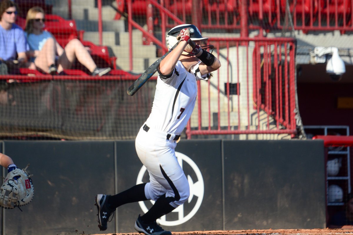 GamecockSoftbll's tweet photo. DYK: With her grand slam against CSU this year, @mackenzieboesel became the fourth Gamecock under @scsbcoach_bev to hit more than one grand slam in a career (@livlawrence, @Kaylea_Annn &amp; @ansleywells05). It was the 21st of the Smith era. #Gamecocks https://t.co/8qjc33oTu2