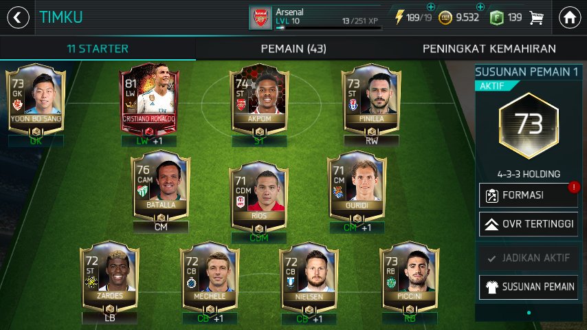 #FifaMobile18  Newbie 
Let go make a dream team . 😁😀