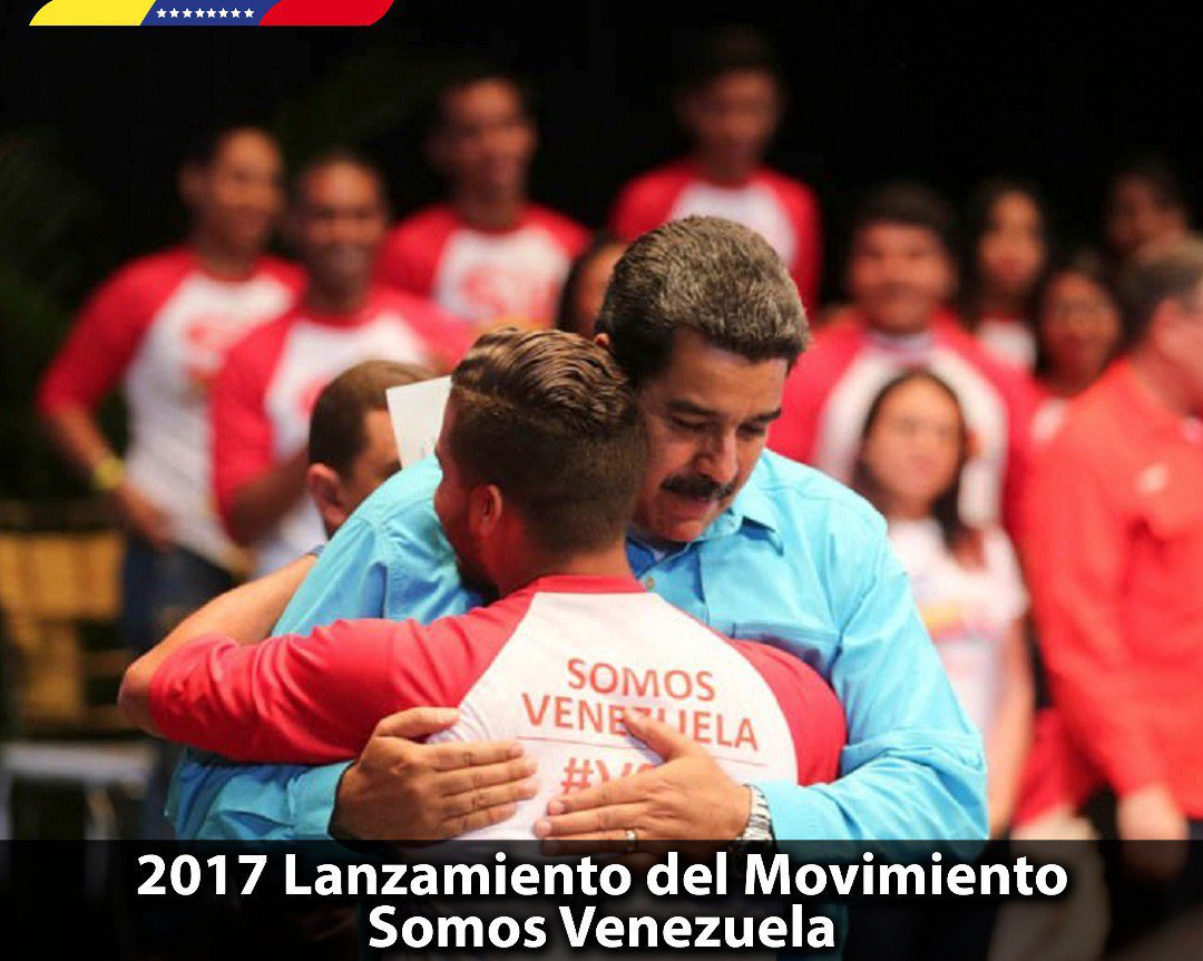 josemvasquez's tweet photo. El movimiento Somos Venezuela con su juventud patriota hoy celebra su primer aniversario. Valoramos todo el esfuerzo y compromiso social con el prójimo, millones son los que hoy pueden dar fe de ello. ¡FELICITACIONES!

@NicolasMaduro

#11Jun https://t.co/KhNIroFV55
