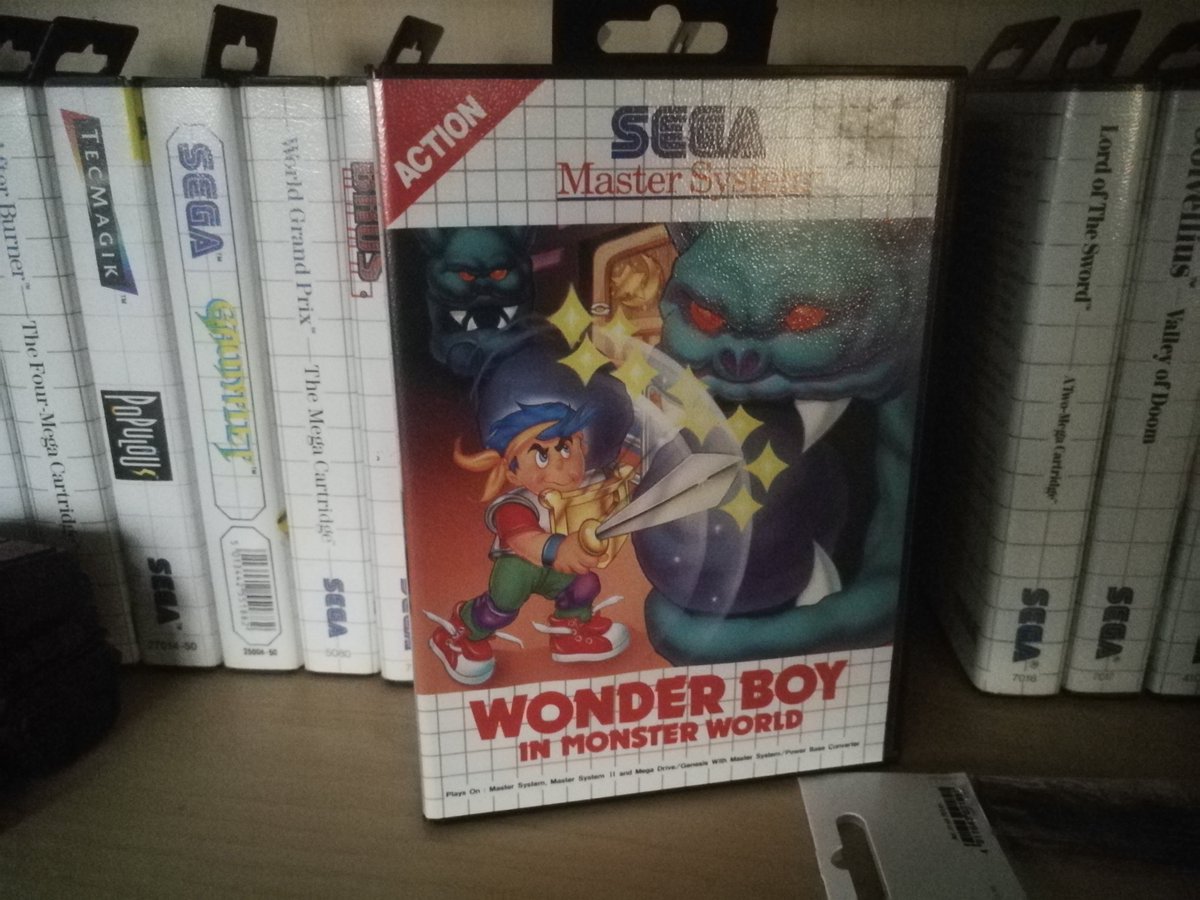 Des_Roin's tweet photo. Been in a Wonder Boy mood lately so #MasterSystemMonday goes to my favorite in the series: Wonder Boy in Monster World ^_^ #retrogaming https://t.co/aJBq9KZzFp