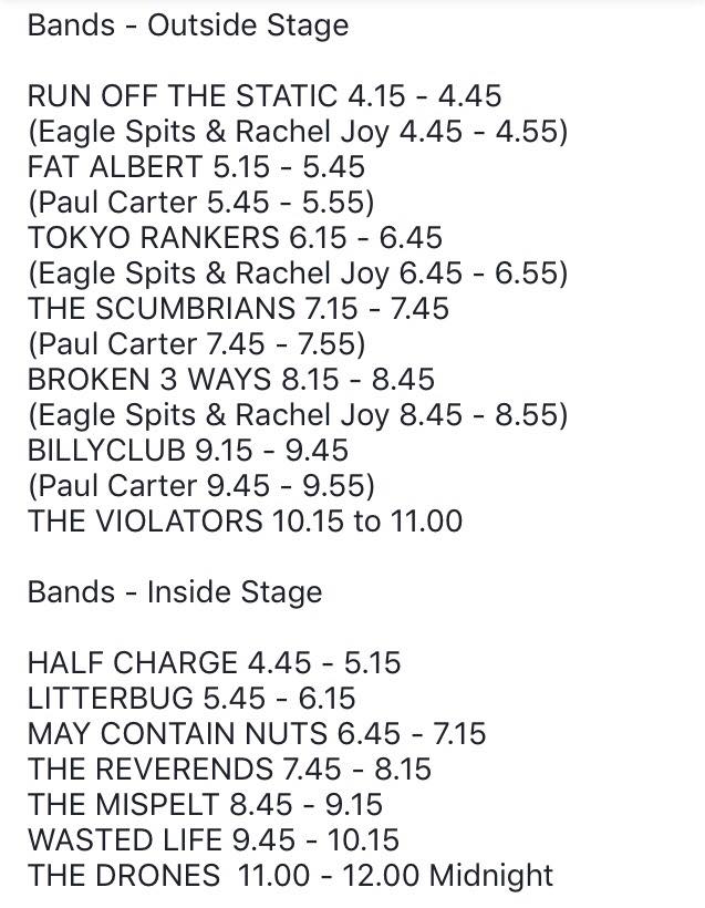 PunkbootP's tweet image. Bolton Punk Picnic the alma this Saturday on the door £10 doors 3.30pm