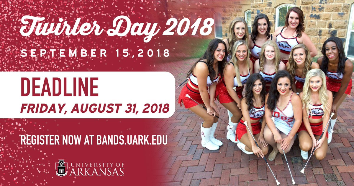 From two-year-old twirlers to national champions, Twirler Day at the University of Arkansas is about sharing your talent and learning new skills while performing for 72,000 people. Learn more at goo.gl/vymW67