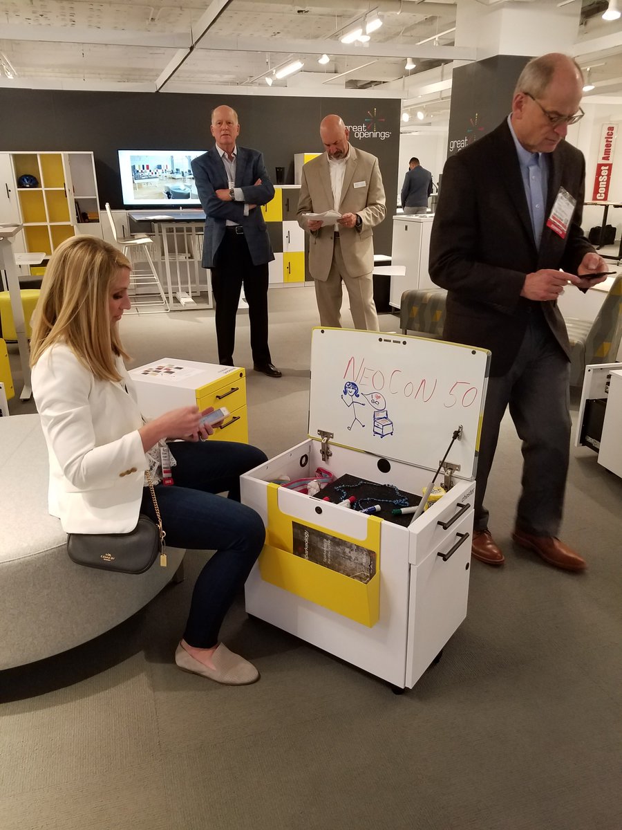 GreatOpenings's tweet photo. We are here and couldn't be more excited. Our team is confident that Neocon 50 will be better than ever!

#NeoCon2018 #officefurniture #neocon #business https://t.co/6FYzPsS8yc