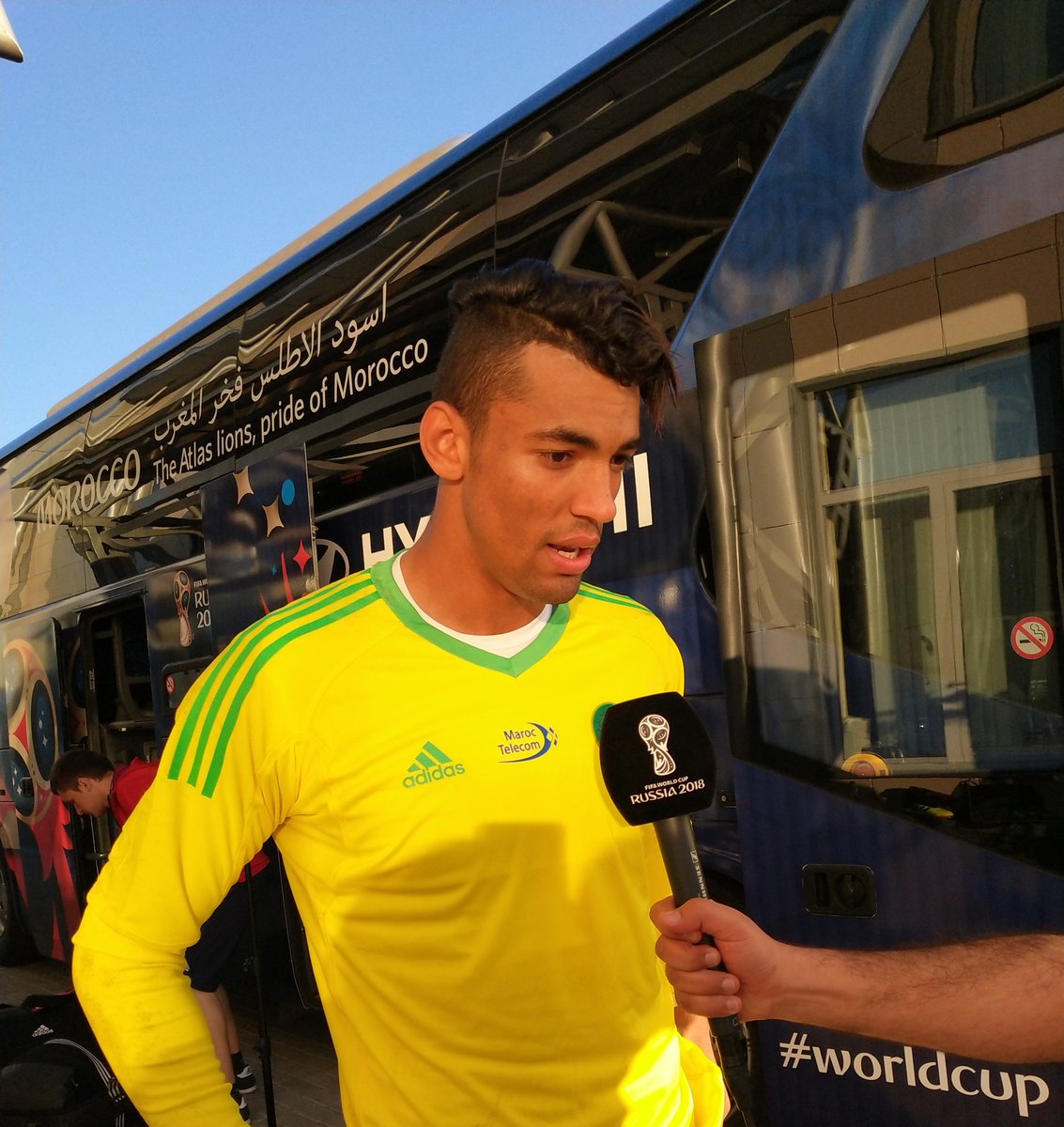 أحمد رضى التكناوتي" هدفنا هو العبور إلى الدور الثاني ومباراتنا ضد إيران مهمة مثل البرتغال وإسبانيا لأن جميع المواجهات مهمة في كأس العالم" <a href="/fifaworldcup_ar/">كأس العالم FIFA 🏆</a> <a href="/EnMaroc/">Équipe du Maroc</a> #روسيا2018 #مغرب_ديما #Zabivaka