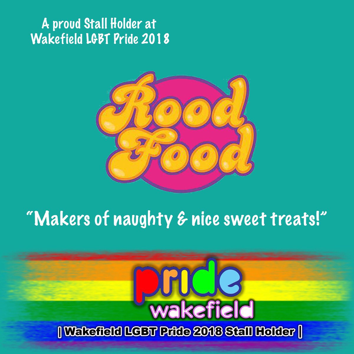 🏳️‍🌈 We’ll be welcoming <a href="/roodfood/">roodfood</a> &amp; their naughty treats to <a href="/WakefieldPride/">🏳️‍🌈 Wakefield Pride</a> 2018 on Sunday 12th August on Sun Lane &amp; Lower Warrengate! 😜👍 #WakefieldPride #Wakefield #LGBT #Pride2018 #RoodFood
