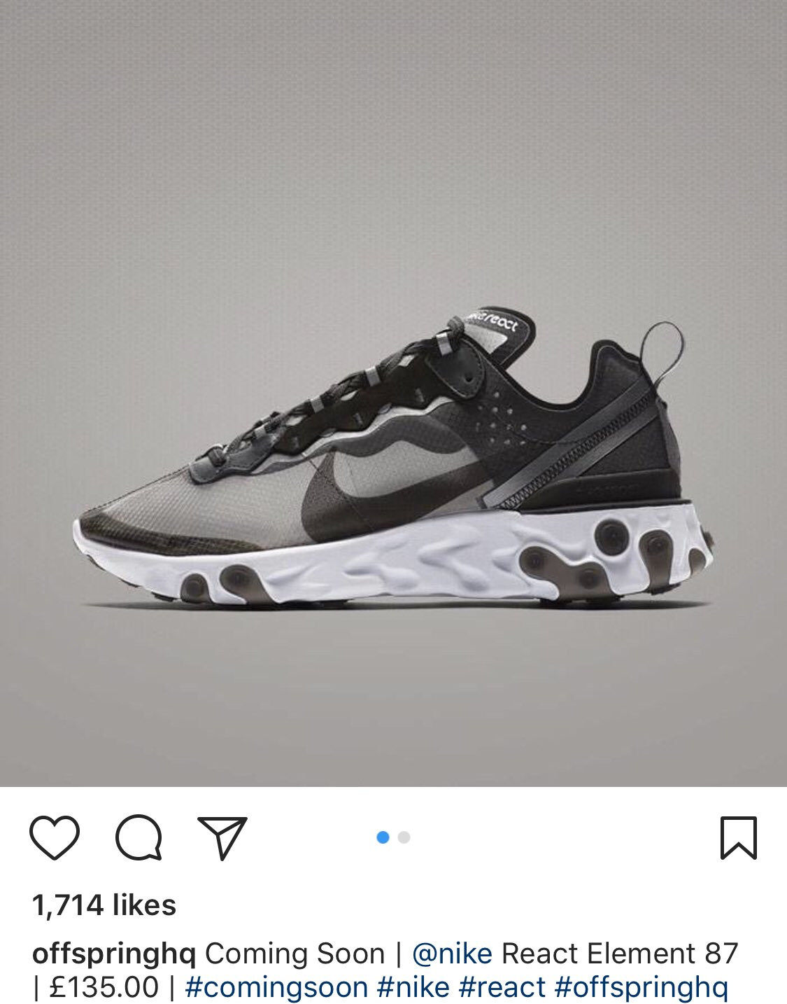 Offspring nike react Clearance