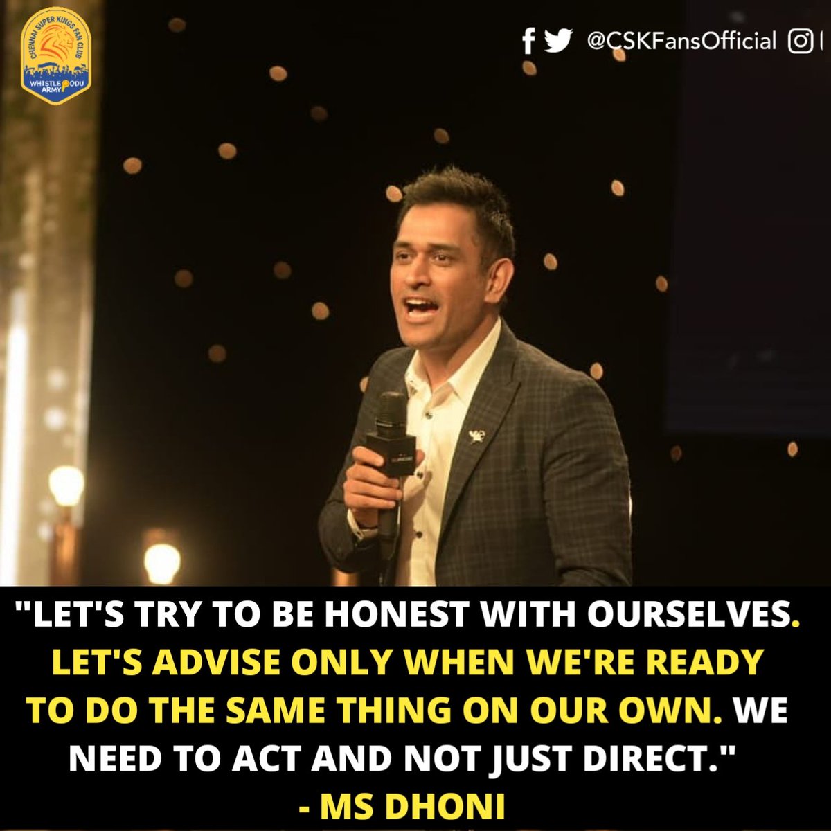 WhistlePodu Army ® - CSK Fan Club tweet media