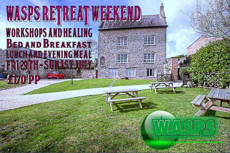 WASPSEVENTS's tweet photo. WASPS have a weekend of workshops and healing all inclusive Friday to Sunday 2 spaces left #firstcomefirstserved
@waspsparanormal 
Appreciate a retweet folks https://t.co/7EMnNP5Tf8
