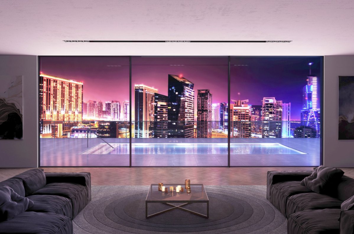 Did you know that INFINIUM sliding doors also come with an optional automated motorised system for effortless opening and closing? Find out more about our exceptional design here:  infinium.aluk.com/uk  #FrameYourVision
