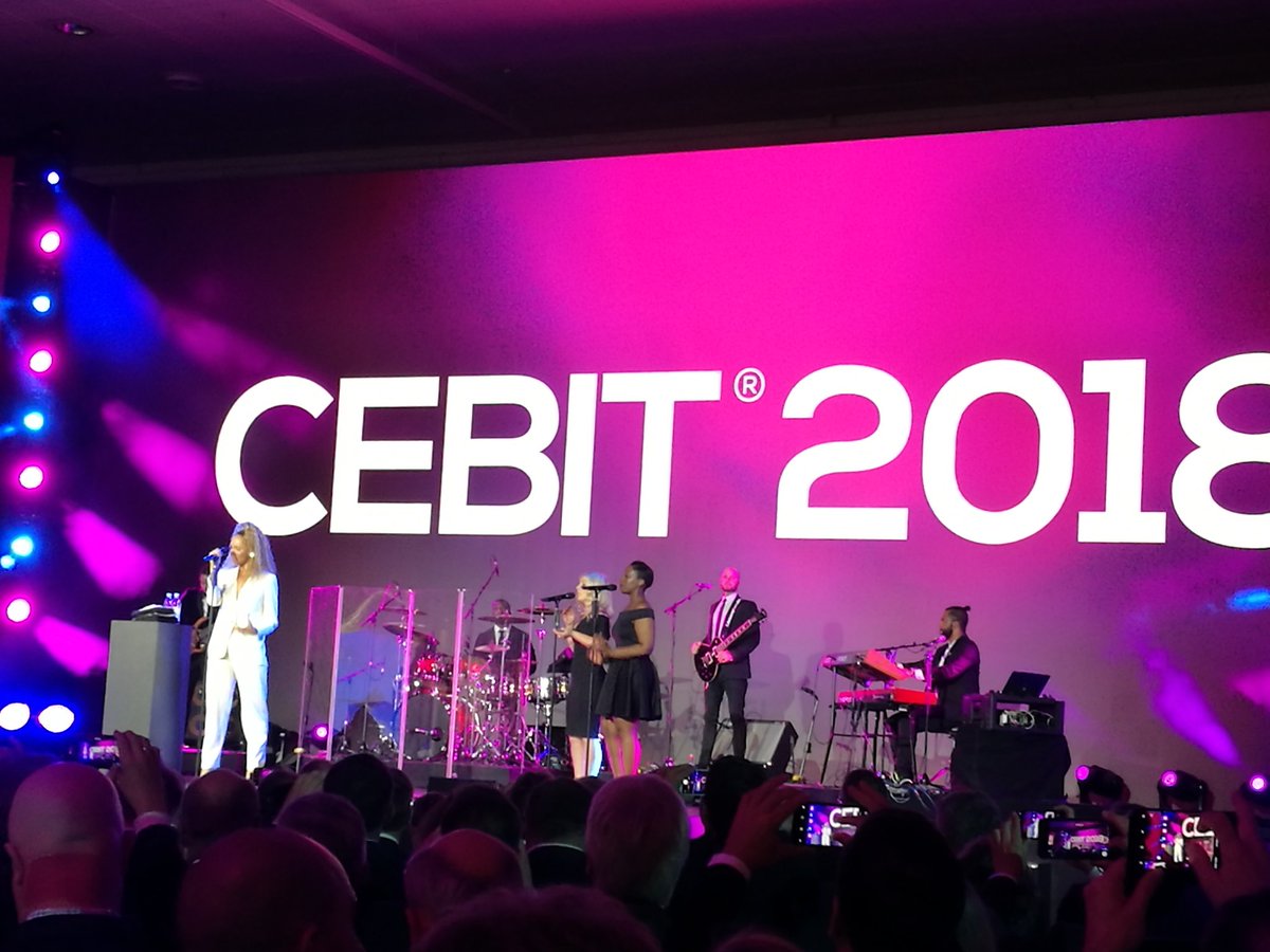 #LeonaLewis at #CEBIT18 opening