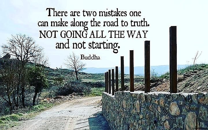 There are two mistakes one can make along the road to truth. NOT GOING ALL THE WAY and not starting. #share #like #inspire #comment 

-Buddha 

#positive #believe #energy #you #actor #producer #writer #moviedirector  #sagaftra #twitter #facebook #special  #instagram