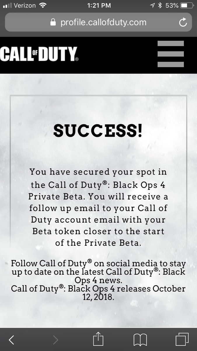 PoppaCG's tweet photo. @GloryUS__ thanks for the beta BO4 beta code. @EsportsWB #WeRWild https://t.co/giNrjnISqt