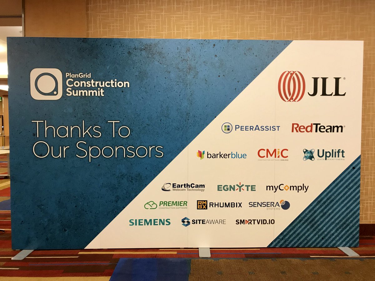 rhumbix's tweet photo. The @rhumbix team is excited to be at #PlanGridSummit today! Be sure to stop by booth #12 to learn more about our integration with @PlanGrid. https://t.co/zqTikc4uvt