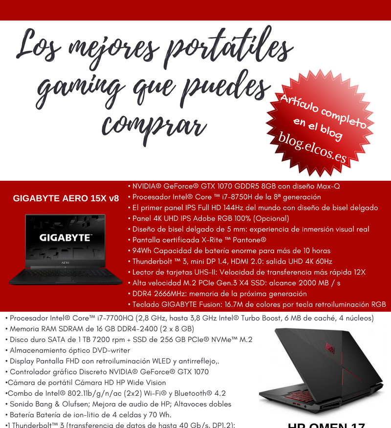 elcosabsl's tweet photo. 🎮¿Buscando comprar un portátil gaming?🎮
¡Desde Elcos hemos analizado los mejores portátiles del mercado para ofrecerte una lista de los mejores!
https://t.co/ZDpYJwFK6X
Ve a nuestro blog para ver el artículo completo, y toma la más acertada decisión😉 https://t.co/i4OrPbEXVp