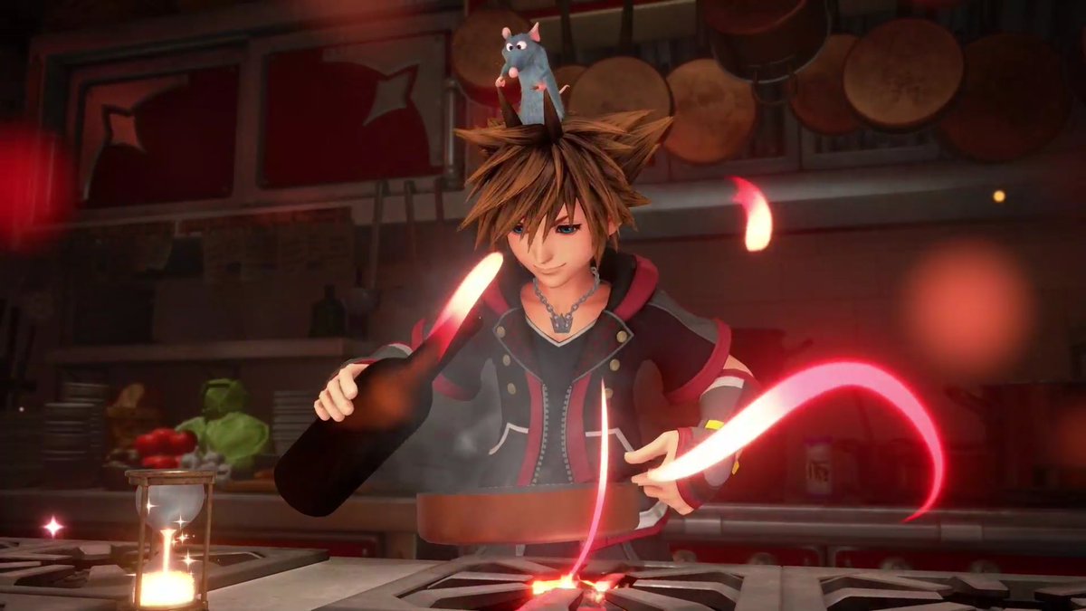WitcherDonald's tweet photo. Mundo de Ratatouille confirmado, más la aparición de Ienzo, Lea y Kairi. https://t.co/2ZKPAgX3vi