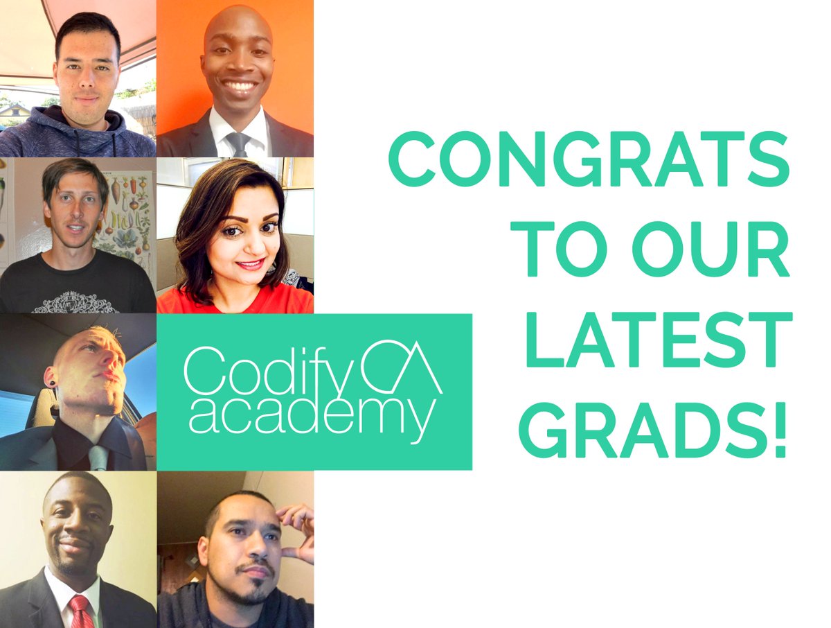 CodifyAcad's tweet image. Congratulations to our latest cohort of Codify graduates!
Go forth and code!
#codify #codifyacademy #learntocode #gethired #frontend #webdev #graduation #codingfamily #getintotech #ChangeYourLife #webdevelopment #congratulations