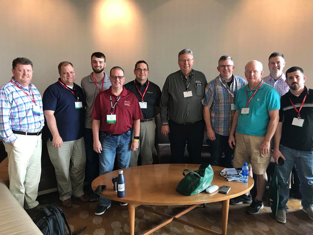 _JayAdkins's tweet photo. Happy to be the low man on the @SBCvoices totem pole with these thinkers & writers. Diverse ideas, different backgrounds, sometimes competing opinions but a unified heart around the gospel. #sbc18 #sbcpc17 #SBCVoices #davesguys #blogworld and I suppose #sbcam18 https://t.co/329LtU5WAf