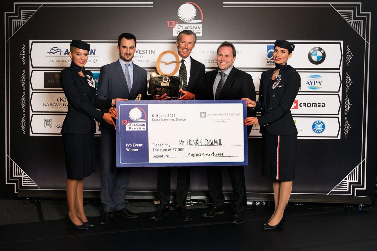 costanavarino's tweet photo. The 13th @aegeanairlines proam concluded with great success at @Costanavarino on the 9th of June. 
Congratulations once more to Henrik Engdahl for his great win, to team Ficalbi and to all 66 teams that competed in our signature golf courses. 

#aegeanproam #costanavarino  #golf https://t.co/4vxHSFid0r