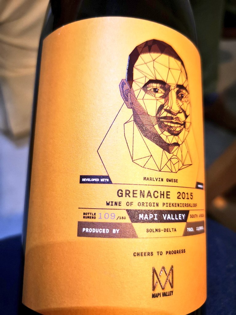 Boozy_Foodie's tweet photo. Bottle 109 of 150 - a special edition @mapi_valley #grenache A gorgeous wine, rated 18/20 by Jancis Robinson. And we agree! 😍🍷 #SAVineShare https://t.co/ECqmlO9ich