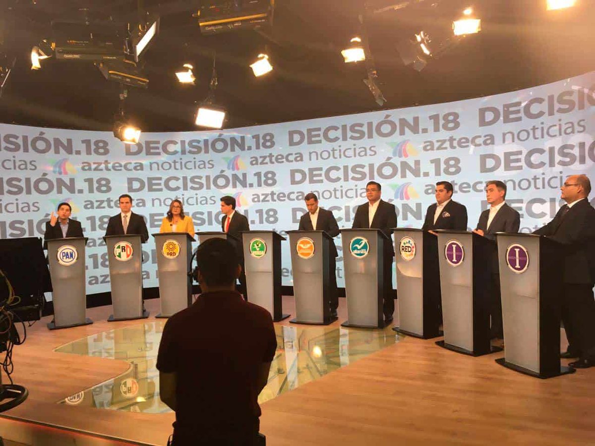 Inicia debate para alcalde de Mty; deja Madero su lugar solo bit.ly/2Mjodij