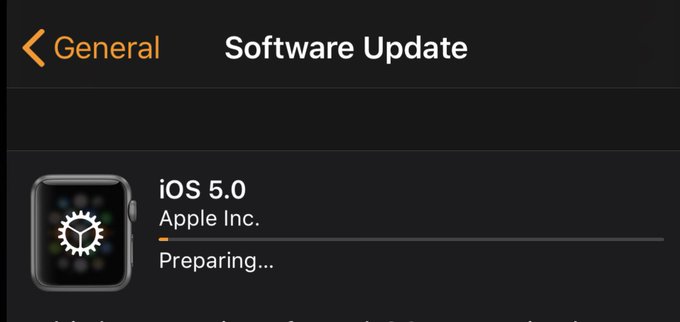 Sure @Apple, iOS 5 😂#iOS #watchOS5DevBeta1Update https://t.co/mzhwaMj7cs<a class="tags" target="_blank" title="On Twitter" href="/?out=eyJ0eXAiOiJKV1QiLCJhbGciOiJIUzUxMiJ9.eyJpYXQiOjE3MjYxMzA3NzEsImlzcyI6InR3cG9ybnN0YXJzLmNvbSIsIm5iZiI6MTcyNjEzMDc3MSwiZXhwIjoxNzU3NjY2NzcxLCJyZWRpcmVjdF91cmwiOiJodHRwczovL3R3aXR0ZXIuY29tL0FwcGxlIn0.qvywgUYwymkfjp_yHc1d4yO7HU1vS2Mu8KJG_lf2Y1lKu8ArsMoCnaa4z9uzCEarWhHdr2mk9RBHjwZWDrruvA">@Apple</a><a href="/tag/ios"class="tags">#iOS</a><a href="/tag/watchos5devbeta1update"class="tags">#watchOS5DevBeta1Update</a>