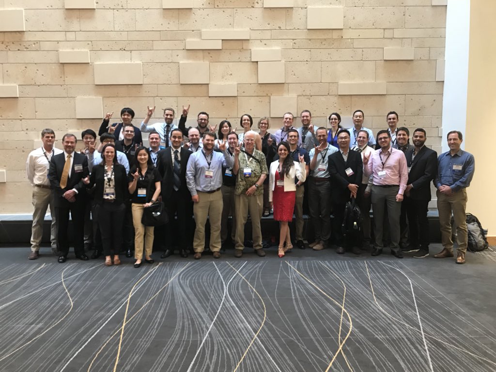 ProfElMohtar's tweet photo. Great group of current and past @ut_caee #Geotechs at the #GEESDV conference. #HookEm https://t.co/1tryfYSXUe