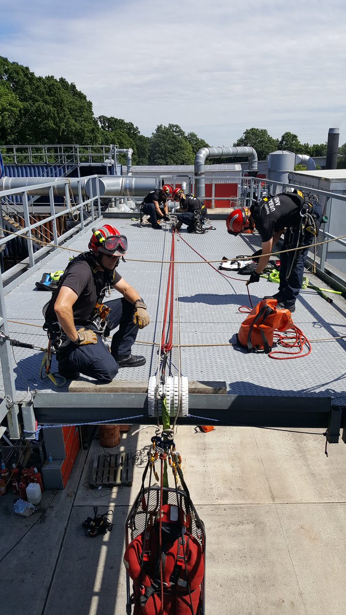HantsIOW_USAR's tweet photo. Hot work for the @Hants_fire #techrope #team today on @HantsUSAR @HFRS_Academy rope rig. Personal rope skills and a little journey with some obstacles in the way. Also edge transition and guiding lines to clear obstructions. #notjustfires #training #prepared https://t.co/3Py1q4uZ2l