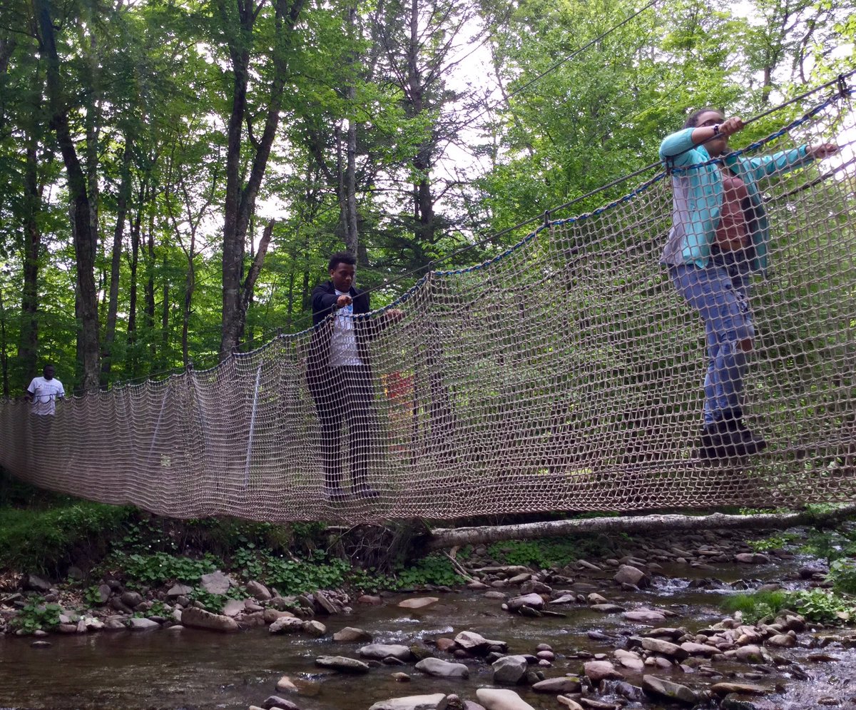 At the retreat, students networked with mentors and mentees from our #ESIP2P school partners, and engaged in various team building and leadership exercises.