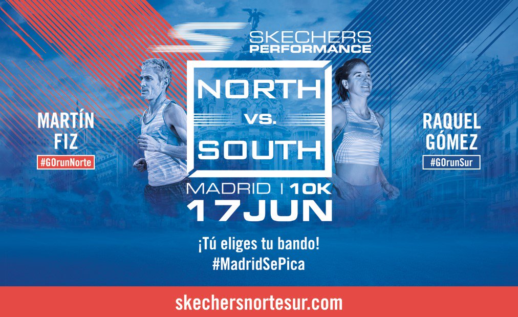 foroatletismo's tweet photo. Sorteamos unas Skechers GOrun y 5 dorsales para la Skechers Performance North vs South del próximo domingo (Madrid). Participar es muy sencillo:
- Sigue a @SkechersSpain y @foroatletismo
- RT este tweet
- Contesta ¿#GOrunNorte o #GOrunSur?
Hasta el miércoles 23:59! #MadridSePica https://t.co/bZD8F3fu3X