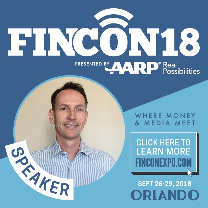 I'm speaking at #FinCon18!  Join me and 2,000 other money nerds in Orlando this September...