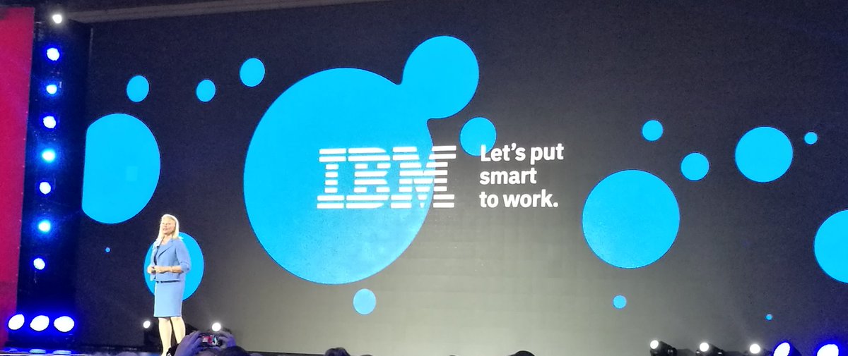 #CEBIT18 with #GinniRometty doing the keynote #ibm #hannover
