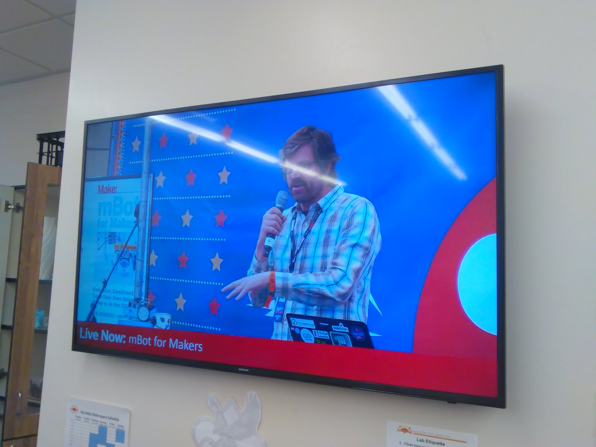 3DPProfessor's tweet photo. Everyone's taking about #E3 and here I am catching up on #bamf2018 at the makerspace https://t.co/b0zsDZ0JcM