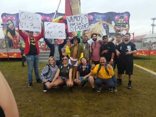 teamtanboyy's tweet photo. And to end the thread, my shoes after the weekend and the group of us that ran into each other on the very last day. @SpringAwakeFest you were one for the books. Until next year! HAPPY SAMF!! #SAMF2018 #springawakening2018 https://t.co/jIKIBRwBuI