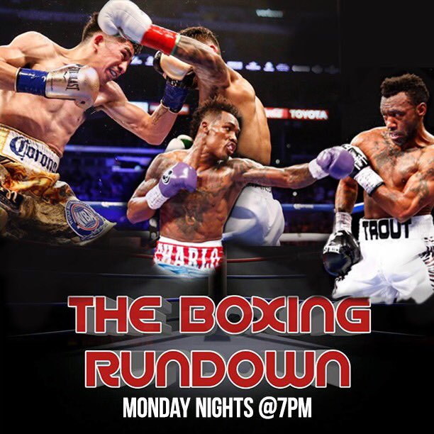 BoxingROKus's tweet photo. Tonight on #TheBoxingRundownShow we were blessed to have so many fights that is going to be just the breakdown of the weekend. So Tune in to #TheBoxingRundownShow Or #BoxStats Facebook Page at 7pm PST or 10pm EST. #BoxingShow #BoxingNews #BoxingReport #BoxingTalk https://t.co/9xv0IlQAs8