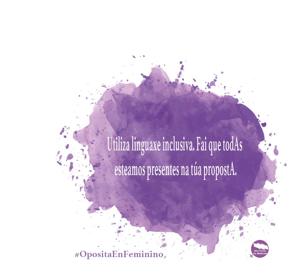 stegsindicato's tweet photo. Comeza a conta atrás para un dos momentos docentes máis importantes as #Oposicions.
As docentes temos unha gran responsabilidade: somos referente para o alumnado.
Dende a #AsambleaDeMulleres animamos a que cunda o exemplo! #OpositaEnFEminino #Visibiliza #Inclue #Empodera #Sorte https://t.co/FHmnKfxv73