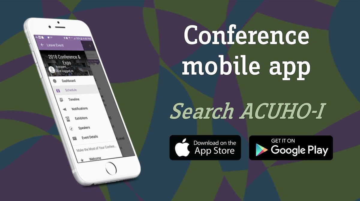 ACUHOI's tweet photo. Coming to the #ACUHOI Conference and Expo in Denver? Download the mobile app to view programs, manage your calendar, and connect with colleagues - https://t.co/NycglwB8We https://t.co/DoMX9cuU0c