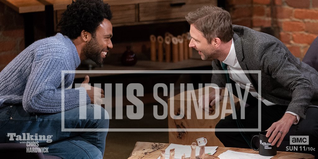 Psst, we have something to tell you. The season premiere of #TalkingHardwick is THIS SUNDAY at 11|10c and the extremely talented @DonaldGlover is our first guest. Will you be watching?