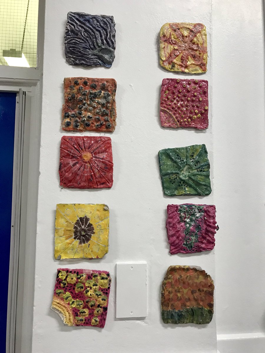 Love these tiles @NoelPark_School —giving us ideas for Page High