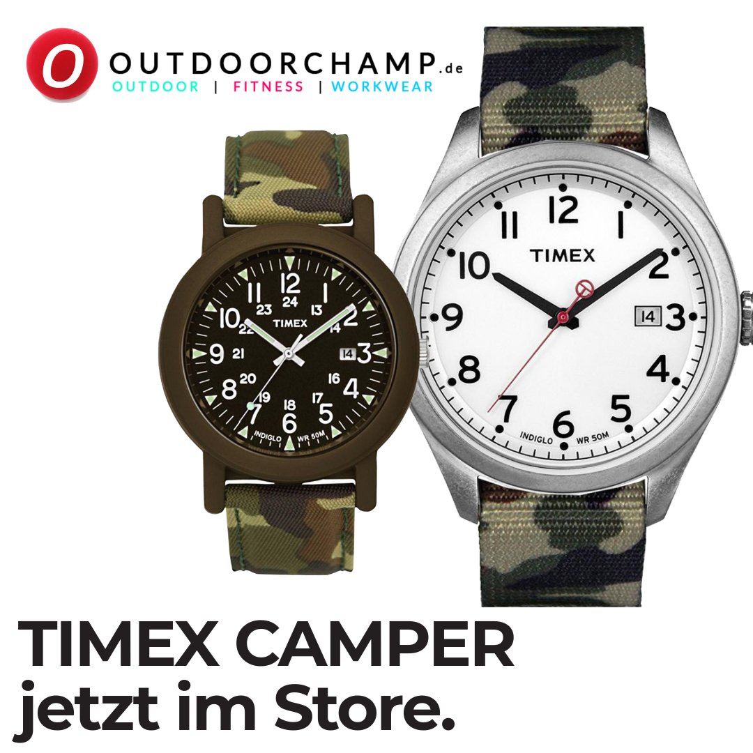 outdoorchampde's tweet photo. TIMEX CAMPER in Super Ausführungen jetzt im https://t.co/muzFlk639e Store  !! PS: Vergesst unsere WM Days nicht !

#nature #photography #instagram #love #fitness #sun #berlin #wetter #urlaub #outdoorchamp #wetter #instagermany
#germany #news #instanews #instawoman #instafashion https://t.co/I44Zx9bqmy